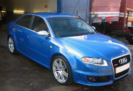 Blue Audi - Click to See Full Image