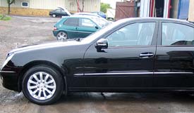 Black Mercedes Benz - click to see full imagine