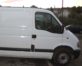White van - click the image to view full size photo